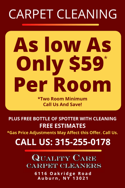 Union Springs NY Carpet Cleaning 315-255-0178 